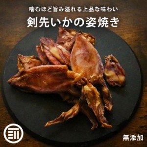 前田家 剣先いか姿焼 40g 無添加 国内加工 おつまみ 保存料不使用 お酒のお供 ビール 肴 つまみ イカ 烏賊 スルメ 珍味 剣先 焼き剣先 お