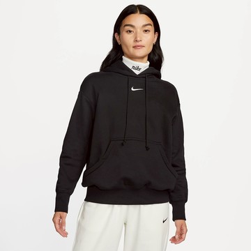 【NIKE】AS W NSW PHNX FLC OS PO HOODIE 黑 女 帽T 長袖上衣 DQ5861-010