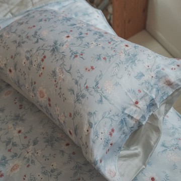 藍色彼岸花【100%天絲/60s】薄床包/兩用被 台灣製 TENCEL Lyocel