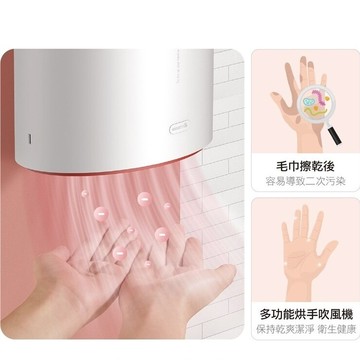 多功能烘手吹風機gs100台灣公司貨110v電壓(非水貨220v)保固一年烘手機負離子護髮