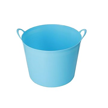 KEYWAY大雙耳彈性收納籃/PR67/26.5L/藍