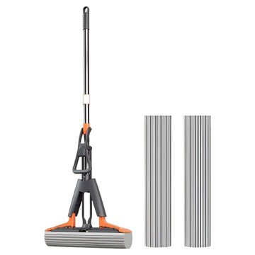 Okoro 免手洗吸水膠棉拖把+3入補充頭  1組  28 x 6 x 110 cm