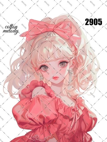 原廠貼紙 no.2905 人物貼紙 原創貼紙 原創人物貼紙 裝飾貼紙 棉旋律