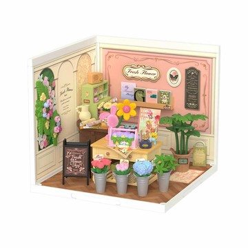 Rolife若來超級世界花店 FaFa！ 好美花店 益智放鬆 積木拼裝模型 diy小屋 袖珍屋 禮物