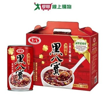 愛之味 沖繩島黑八寶禮盒(340G/12入)【愛買】