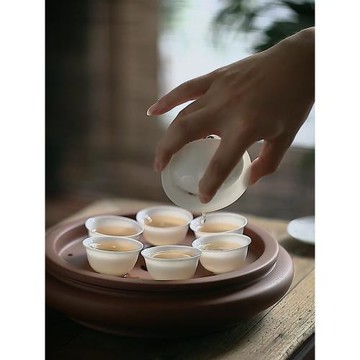 邁卡倫 中秋送禮高檔骨瓷功夫茶具套裝泡茶家用陶瓷蓋碗茶杯整套