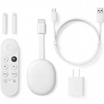 【Google】Chromecast (支援 Google TV HD) 電視盒 HD版本 (支援 Google TV/Netflix/Disney+)