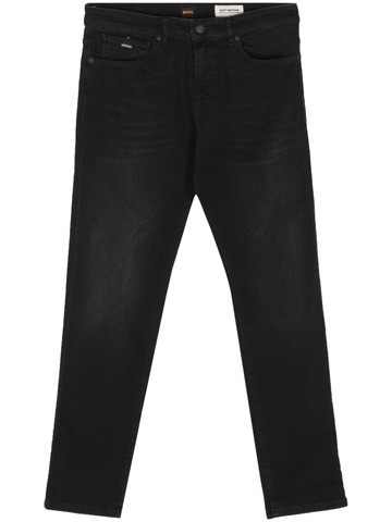 BOSS - Re-Maine straight-leg jeans - men - Elastane/Lyocell/Cotton - 33/34 - Black