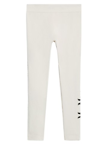 Leggings tecnici basilea con logo-L