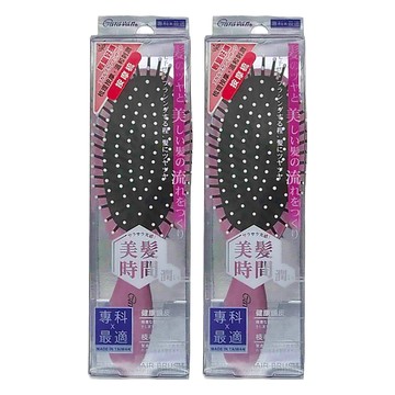 Caravan 佳樂伴 梳理輕量梳-小 圓頭型梳 兼具吹整及按摩功能  顏色隨機  2支