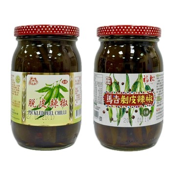 『滿額贈好禮』福松剝皮辣椒/馬告剝皮辣椒450g （賣場滿$150出貨）