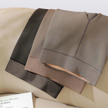 愛依依  打底褲 襪褲 黑絲 光腿神器 新款空姐灰一體透膚連褲襪假透肉打底褲-11191.