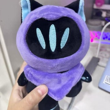 E哥❤現貨現貨無畏契約幽影貓貓瓦羅蘭特棉花娃娃10cm掛件OMEN玩偶預售