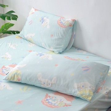 La Belle 超COOL超涼感信封枕套48x75cm+大容量洗衣袋1入 (超值組合) 枕套2入 涼感纖維 三麗鷗聯名