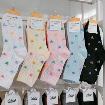 PORABELLA 韓國襪 男女襪 塗鴉襪 中筒襪 笑臉水果動物襪 條紋襪 socks