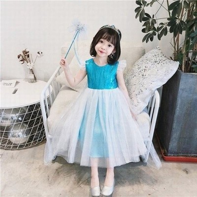 プリンセス Frozen フローズン エルサ コスプレ ワンピース キッズ コスチューム 仮装セット ワンピース マント 女の子 ドレス チュチュスカート 通販 Lineポイント最大get Lineショッピング