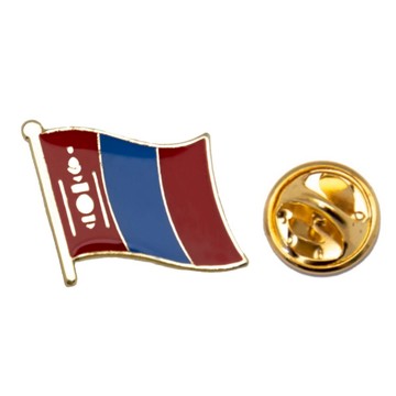 Mongolia 蒙古國徽別針 國家配飾 紀念胸章 出國 國徽徽章 國家徽章 造型
