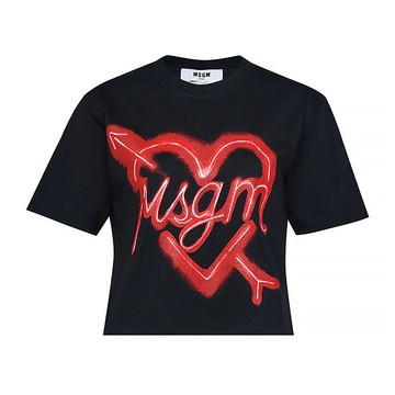 愛心LOGO圖案T恤