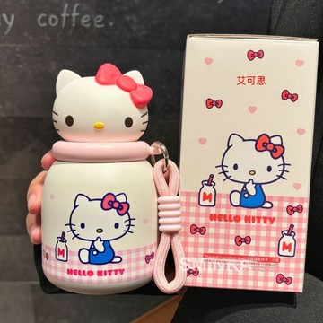 ✨壹灣出貨✨HelloKitty水杯女生閨蜜2026新款學生上學專用迷你口袋杯小巧便攜