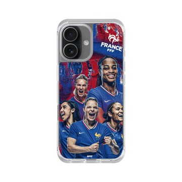 iPhone 17 ClearX (MagSafe 兼容) 晶透白 - FFF - France National team - Women
