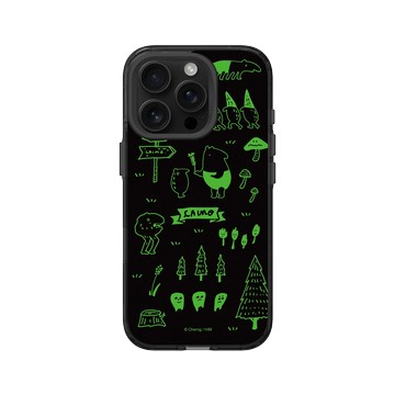 iPhone 16 Pro Clear (相機按鈕) 酷墨灰 - 馬來貘 Laimo - LAIMO的魔幻森林_黑夜