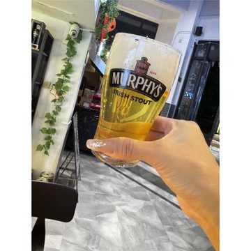 Murphys墨菲高顏值黑啤扎啤喝酒具杯子精釀玻璃飲品水杯家用個性