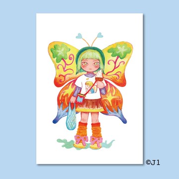 Ordinary Wings / BETTERFLY 系列海報 / 原創插畫 / a4尺寸