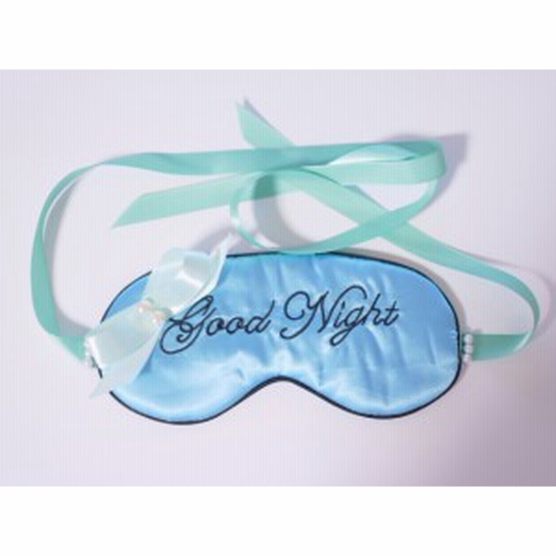 送料無料 追跡可能メール便 ブルー アイマスク シルク グッドナイト リボン パール おしゃれアイマスク 通販 Lineポイント最大1 0 Get Lineショッピング