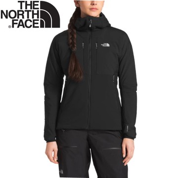 【 The North Face 女 SUMMIT防風防潑水透氣耐磨連帽外套《黑》】3KSP/防風外套/夾克