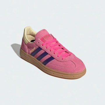 adidas 休閒鞋 Handball Spezial W 女鞋 粉紅 麂皮 德訓鞋 復古 愛迪達 JP8718