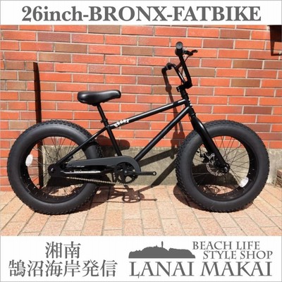 自転車 20BRONX マットブラック×ブラックリム シングルスピード