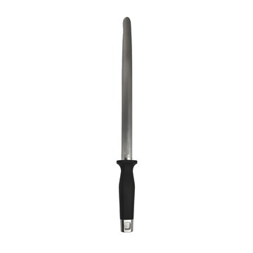 F.DICK 中目扁型專業磨刀棒 76551-3.76543 黑柄  30cm  1支