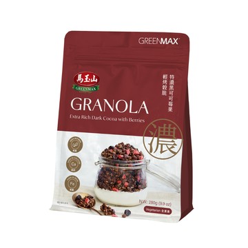馬玉山輕烤穀脆特濃黑可可莓果280g