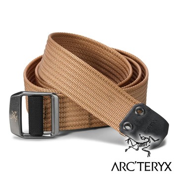 【Arc'teryx 始祖鳥】LOGO尼龍腰帶『帆布棕』L07831200 戶外 露營 登山 健行 休閒 時尚 尼龍 腰帶