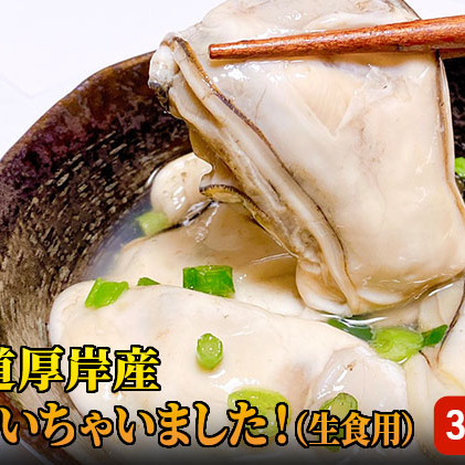 北海道厚岸産 牡蠣むいちゃいました！ 生食用 100g×1 カキ むき身 牡蠣