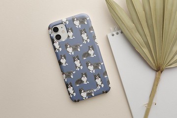 邊境牧羊犬 防摔手機殼 (支援全系列 iPhone)