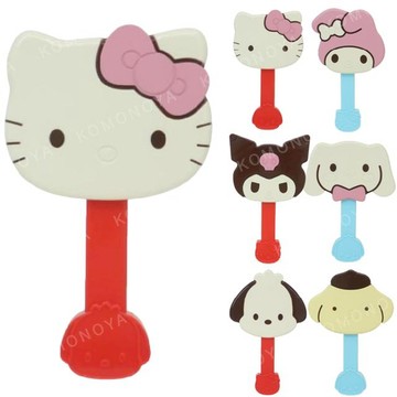 小禮堂 Sanrio 三麗鷗 造型手拿梳 (不二家巧克力) Kitty 美樂蒂 布丁狗