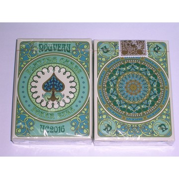【USPCC 撲克】NOUVEAU Playing Cards blue green-S102533
