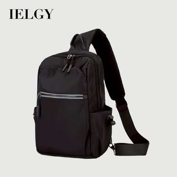 IELGY 男士大容量時尚百搭休閒單肩斜挎胸包