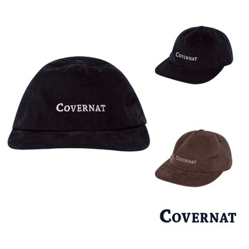 [COVERNAT] 25FW 經典LOGO燈芯絨五片帽 韓國帽子 休閒款 男女共用