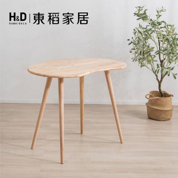 【H&D東稻家居】自然木語系列 -原木花生餐桌(DIY自行組裝)