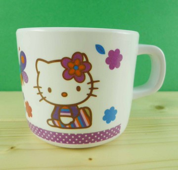 【震撼精品百貨】Hello Kitty 凱蒂貓 杯子 紫蝴蝶 震撼日式精品百貨