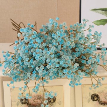 滿天星 仿真花假花絹花婚慶插花家居客廳擺件長枝手感碎花塑料花