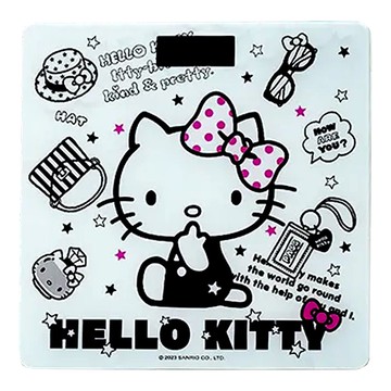 KT電子體重計-香水款白色