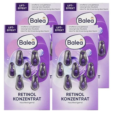 dm Balea 芭樂雅 RETINOL KONZENTRAT 精華膠囊 晚安修護 紫 7粒  4組  1ml  4件