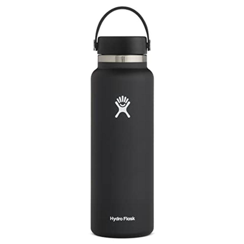 Hydro Flask ハイドレーション 40oz 1,182 mL ワイドマウス ブラック 大