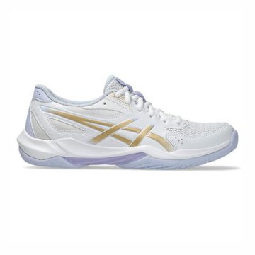 Asics 亞瑟士 GEL-Rocket 12 [1072A119-102] 女 排球鞋 羽球鞋 包覆 回彈 白金 紫