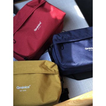 Qminica輕量經典系列戶外旅行多功能斜挎包多隔層媽媽包遛娃包