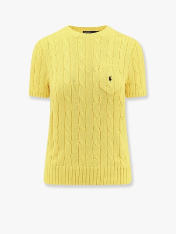 Cotton sweatshirt with embroidered logo - POLO RALPH LAUREN - gender_Woman