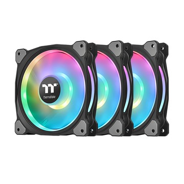 曜越thermaltake Riing Duo 12 水冷排風扇 Premium頂級版 3個一組  高效散熱  炫彩RGB燈光  1組